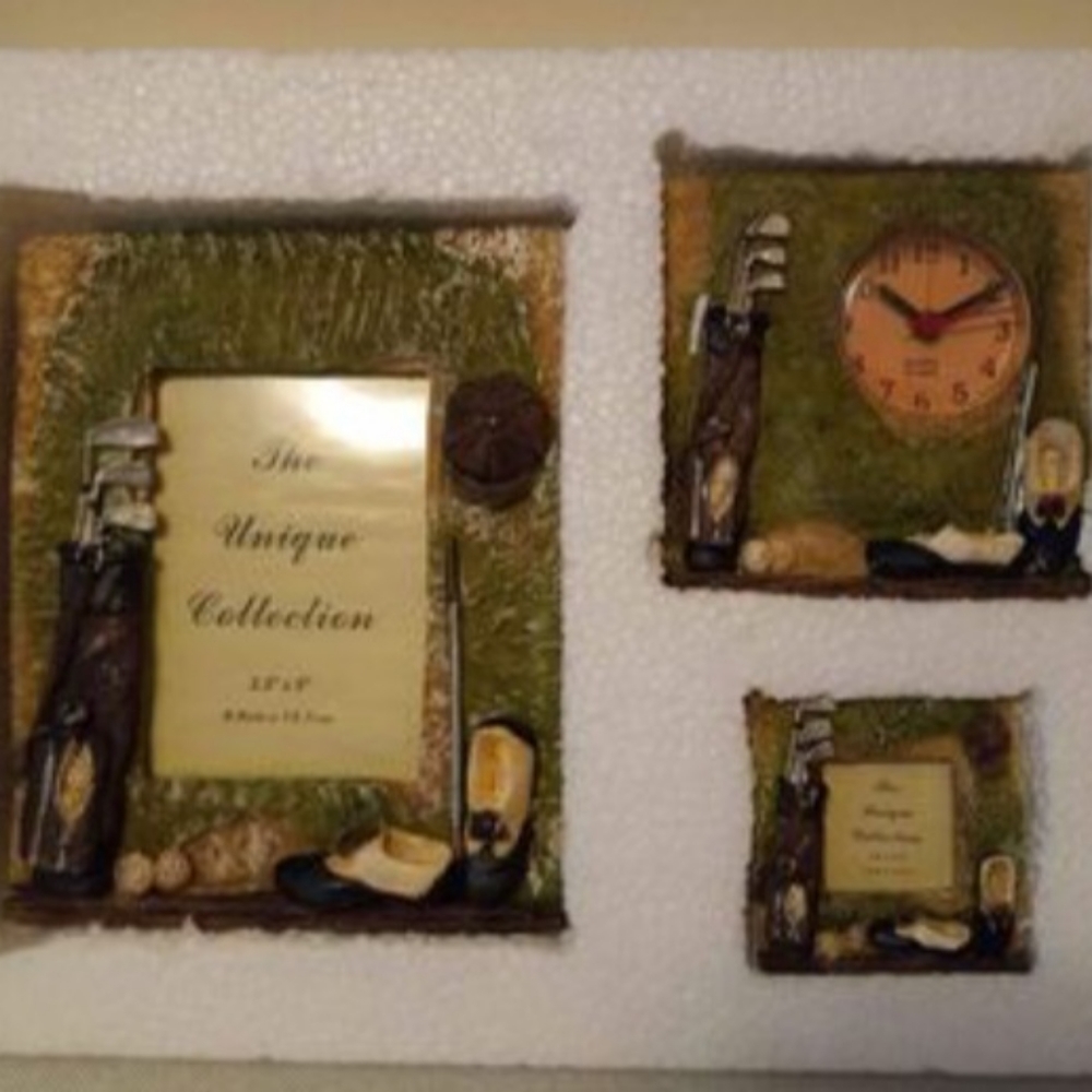 Vtg Avon 2001 6 - piece Collectible Sports Memories Golf Gift Set